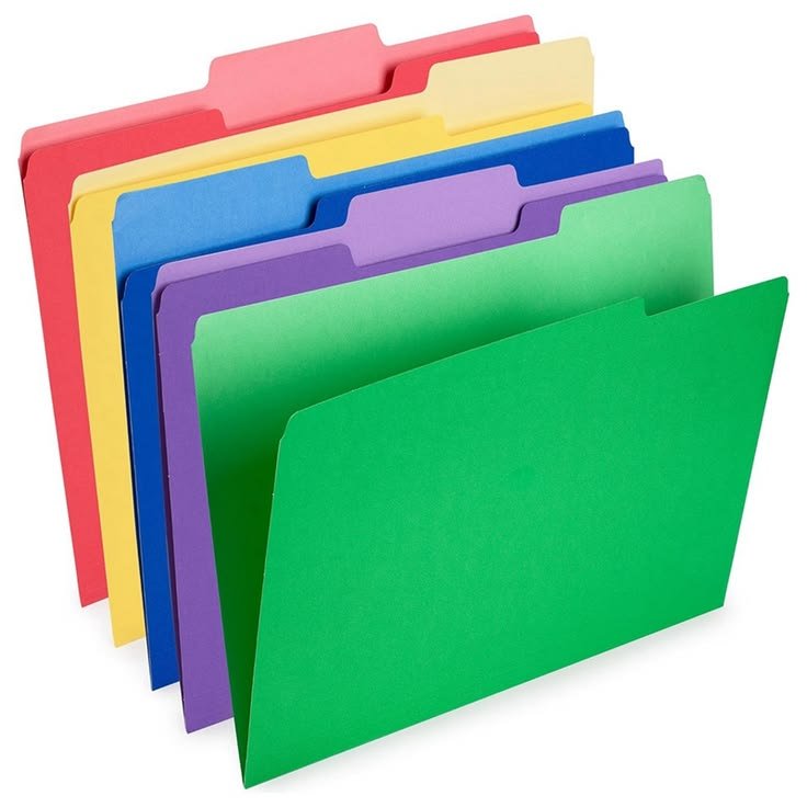Colored File Folders - Colored Folders - Colored File Folders Letter Size - (30 Pack, 8_5 X 11In,1_3 Cut Tabs, 5 Colors) - AliExpress 21